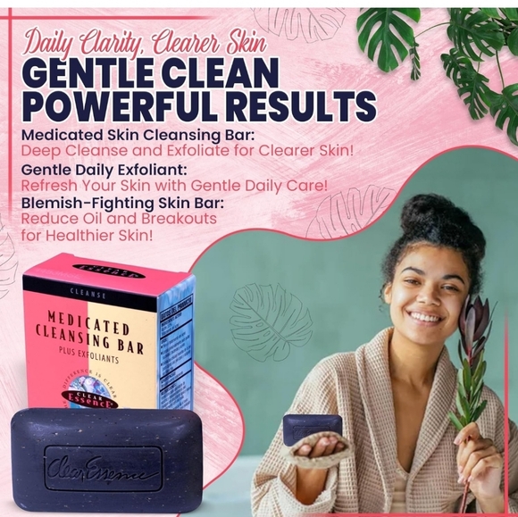 Clear Essence Medicated Cleansing Bar Soap 4.7 oz - Picture 6 of 11